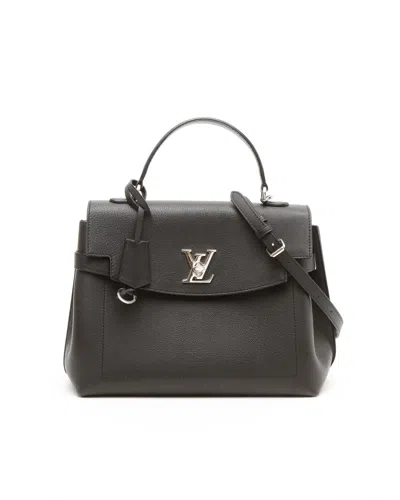 Pre-owned Louis Vuitton Lockme Ever Bag In Black