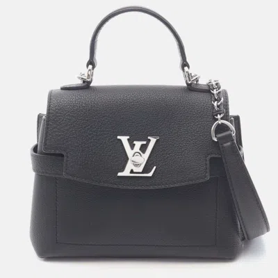 Pre-owned Louis Vuitton Lockme Ever Mini 2way Shoulder Handbag M20997 Leather Black Used