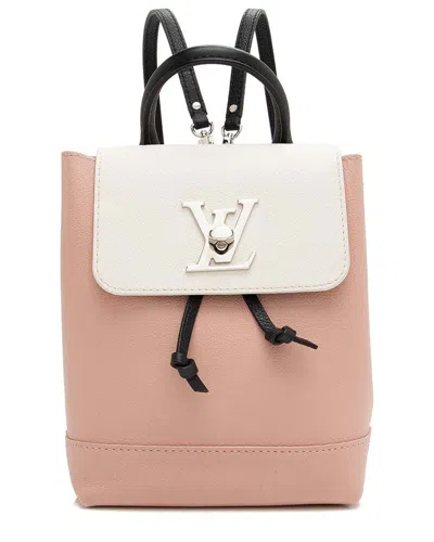 Pre-owned Louis Vuitton Lockme Mini Leather Backpack
