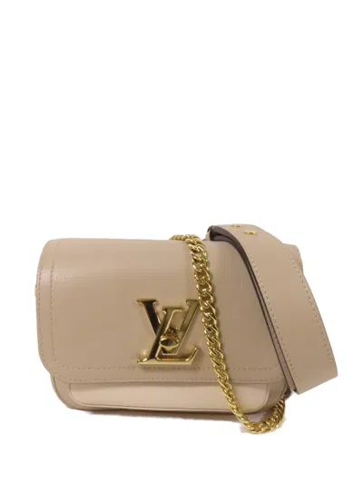 Pre-owned Louis Vuitton Lockme Tender Shoulder Bag In Neutral