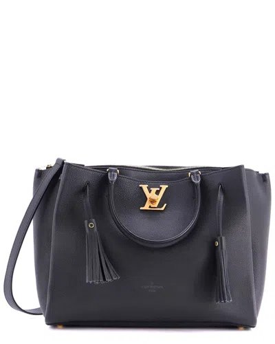 Louis Vuitton Lockmeto Handbag Leather (authentic Pre-loved)