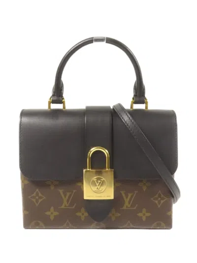 Pre-owned Louis Vuitton Locky Bb Monogram Tote Bag In Brown