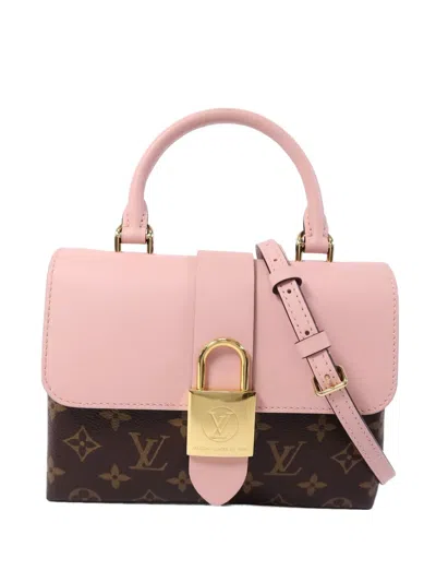 Pre-owned Louis Vuitton Locky Bb Monogram Tote Bag In Brown