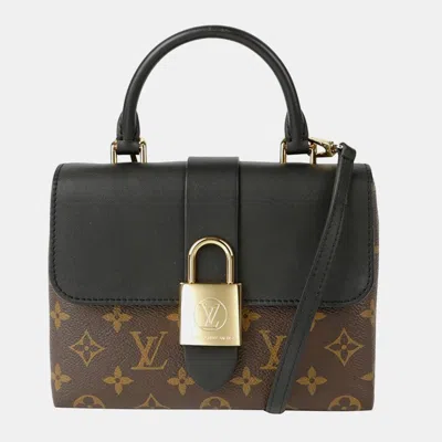Pre-owned Louis Vuitton Locky Bb Tote And Crossbag In Black