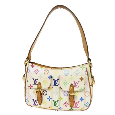 Pre-owned Louis Vuitton Lodge Canvas Shoulder Bag () In White