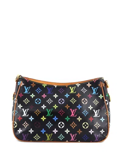 Pre-owned Louis Vuitton Lodge Handbag Monogram Multicolor Gm Shoulder Bag In Black