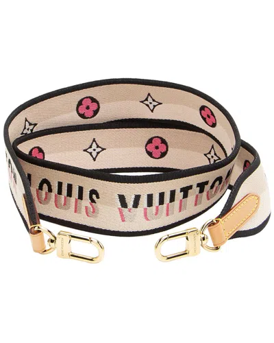 Pre-owned Louis Vuitton Logo Jacquard Bandouliere 20 Shoulder Strap (authentic Pre-  Loved)