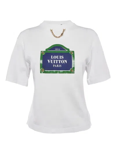 Pre-owned Louis Vuitton Logo-print Cotton T-shirt