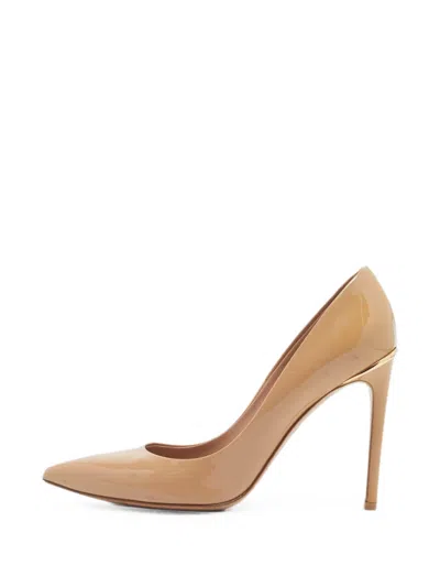 Pre-owned Louis Vuitton Logo-detail Pumps In Neutral
