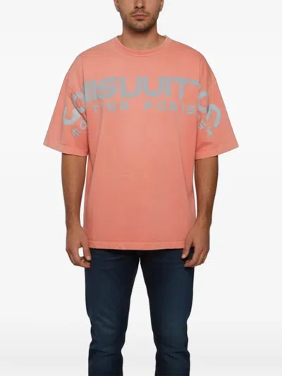 Pre-owned Louis Vuitton Logo-print T-shirt In Pink