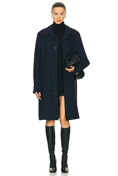 Pre-owned Louis Vuitton Long Coat In Black