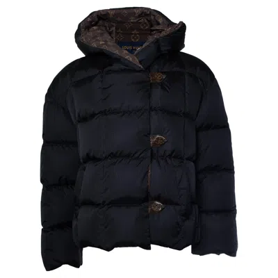 Pre-owned Louis Vuitton , Long Sleeved Pillow Puffer Jacket In Black
