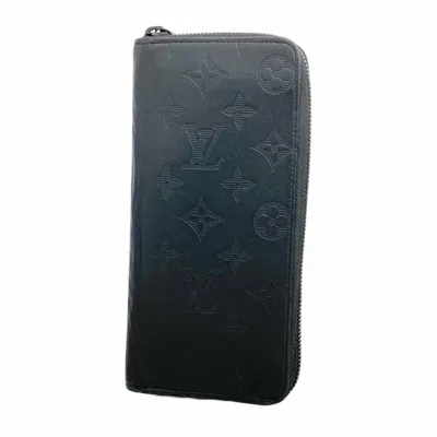 Pre-owned Louis Vuitton Long Wallet (bi-fold) () In Black