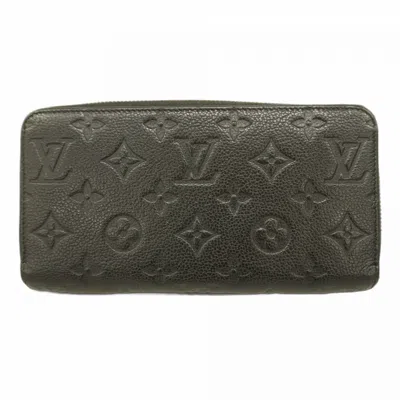 Pre-owned Louis Vuitton Long Wallet (bi-fold) () In Black