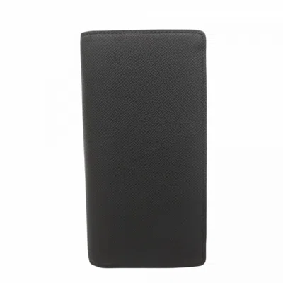 Pre-owned Louis Vuitton Long Wallet (bi-fold) () In Black