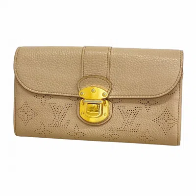 Pre-owned Louis Vuitton Long Wallet (bi-fold) () In Blue