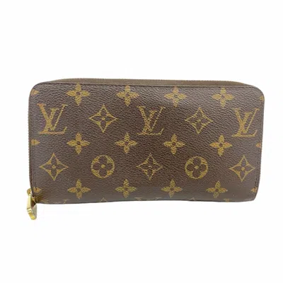 Pre-owned Louis Vuitton Long Wallet (bi-fold) () In Brown