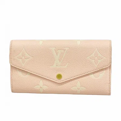 Pre-owned Louis Vuitton Long Wallet (bi-fold) () In Pink