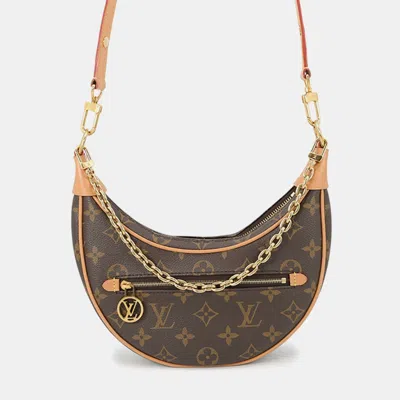 Pre-owned Louis Vuitton Loop Beige Monogram
