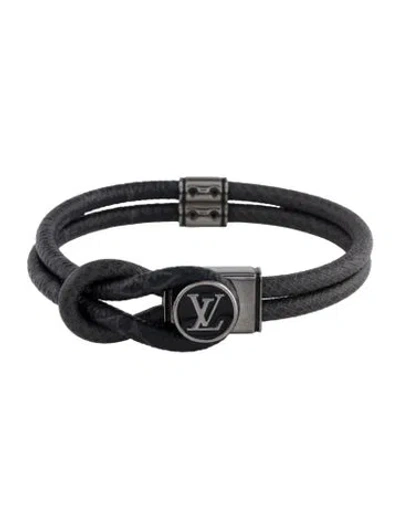 Pre-owned Louis Vuitton Loop It Bracelet In Black