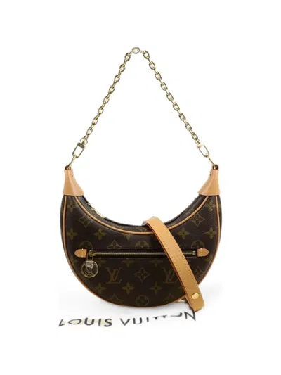 Pre-owned Louis Vuitton Loop Monogram Canvas Tote Bag In Brown