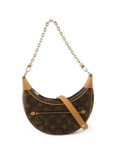 Pre-owned Louis Vuitton Loop Monogram-pattern Shoulder Bag In Brown
