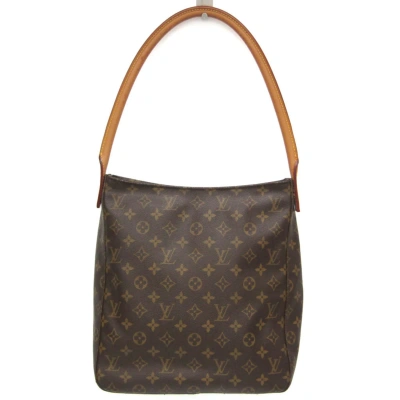 Pre-owned Louis Vuitton Looping Canvas Shopper Bag () In Brown