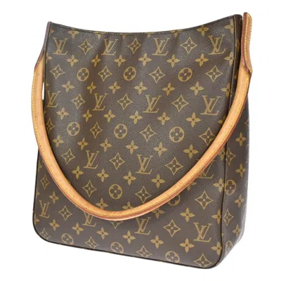 Pre-owned Louis Vuitton Looping Gm Brown Canvas Shoulder Bag ()