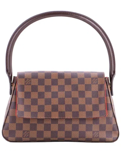 Pre-owned Louis Vuitton Looping Handbag Damier Mini (authentic Pre-loved)