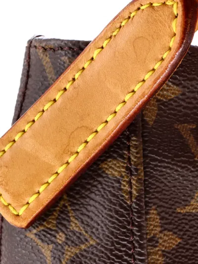 Pre-owned Louis Vuitton Looping Handbag Monogram Canvas Gm Shoulder Bag In Brown