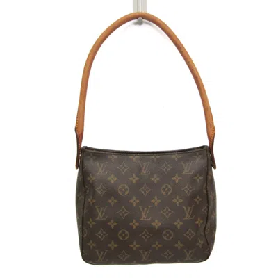 Pre-owned Louis Vuitton Looping Mm Brown Canvas Shoulder Bag ()