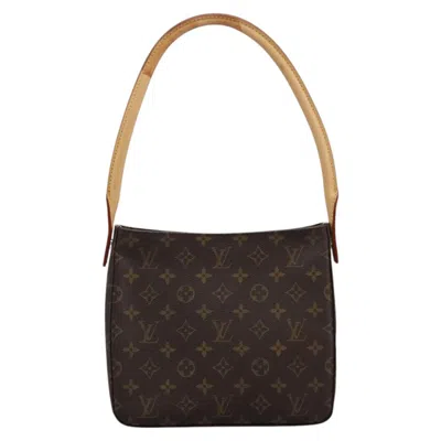 Pre-owned Louis Vuitton Looping Mm Canvas Shoulder Bag () In Brown