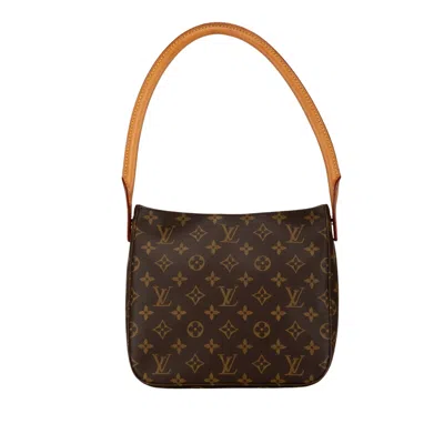 Pre-owned Louis Vuitton Looping Mm Canvas Shoulder Bag () In Brown