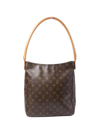 Pre-owned Louis Vuitton Looping Monogram Shoulder Bag In Brown