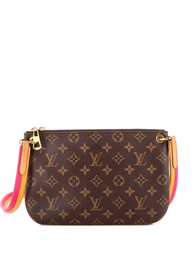 Pre-owned Louis Vuitton Lorette Handbag Monogram Canvas Crossbody Bag In Brown
