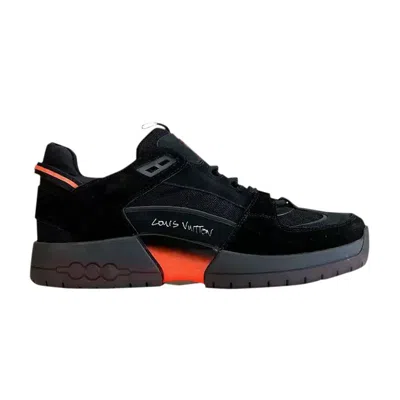 Pre-owned Louis Vuitton Abueline Sneakers 'black Orange' | Men's Size 5