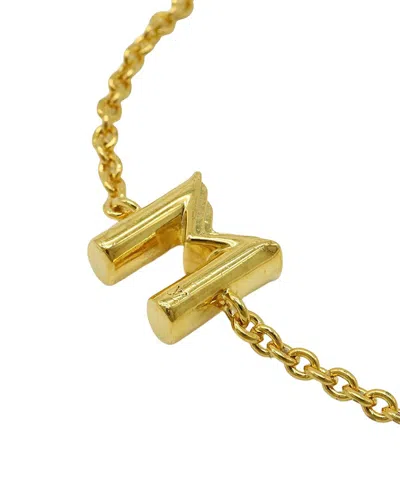 Pre-owned Louis Vuitton Bracelet Lv&me M Initial (authentic Pre-loved)