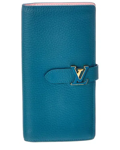 Pre-owned Louis Vuitton Capucine Leather Wallet (authentic Pre-loved)