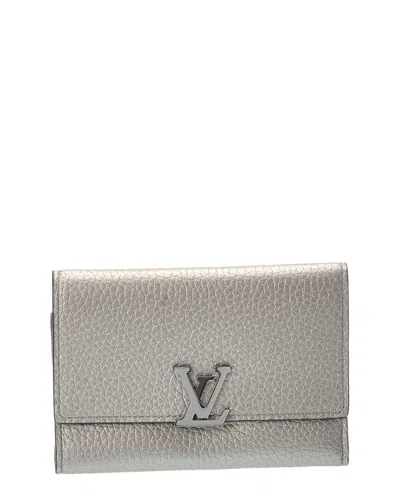 Louis Vuitton Capucines Leather Compact Wallet (authentic Pre-  Loved)
