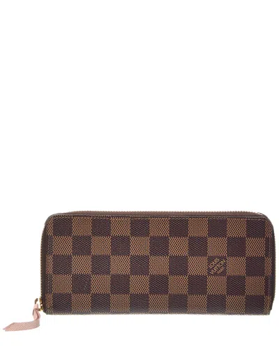 Pre-owned Louis Vuitton Clemence Canvas Wallet (authentic Pre-loved)