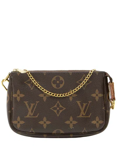 Pre-owned Louis Vuitton Monogram Canvas Mini Pochette Accessoires (authentic Pre-loved)
