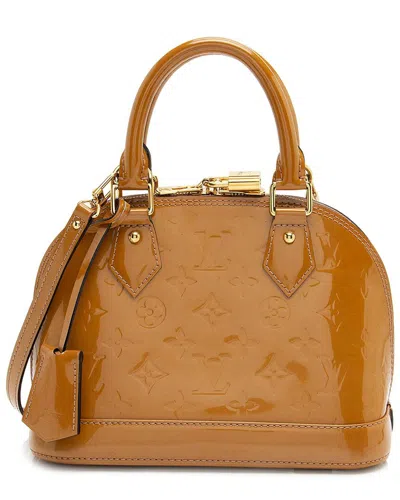 Pre-owned Louis Vuitton Monogram Vernis Alma Bb Satchel (authentic Pre-  Loved)