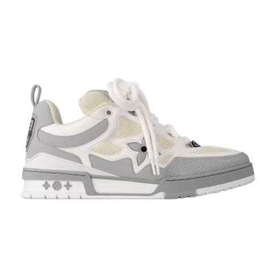 Pre-owned Louis Vuitton Skate Sneaker 'grey White' | Men's Size 7 In Gray