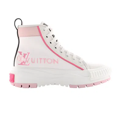 Pre-owned Louis Vuitton Squad Sneaker Boot 'white Pink' | Men's Size 6