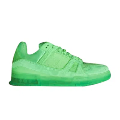 Pre-owned Louis Vuitton Trainer 'fluorescent Green Monogram' | Men's Size 6