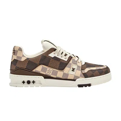 Pre-owned Louis Vuitton Trainer 'monogram Damier - Brown Ebene' | Men's Size 8
