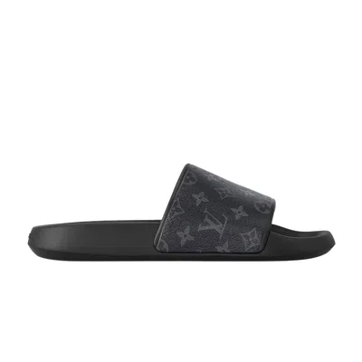 Pre-owned Louis Vuitton Waterfront Mule 'monogram - Eclipse' | Black | Men's Size 13