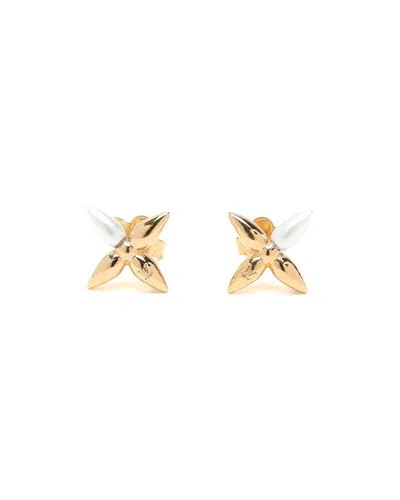 Pre-owned Louis Vuitton Louisette Earrings In Gold