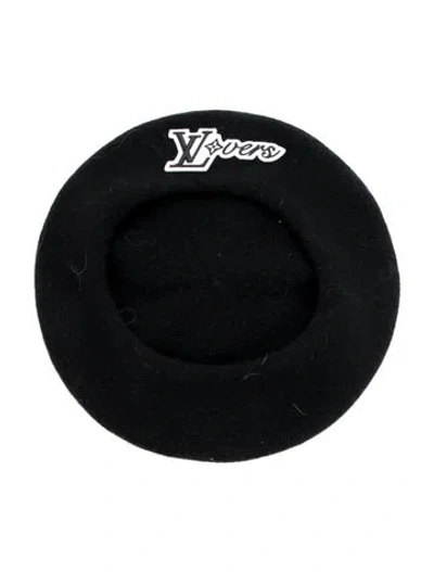 Pre-owned Louis Vuitton Lovers Beret In Black