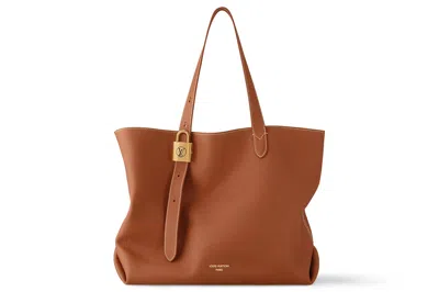 Pre-owned Louis Vuitton Low Key Cabas Mm Cognac